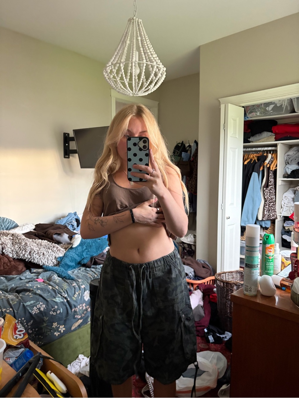 Shein Camo cargo shorts